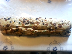 Christstollen nach dem Backen